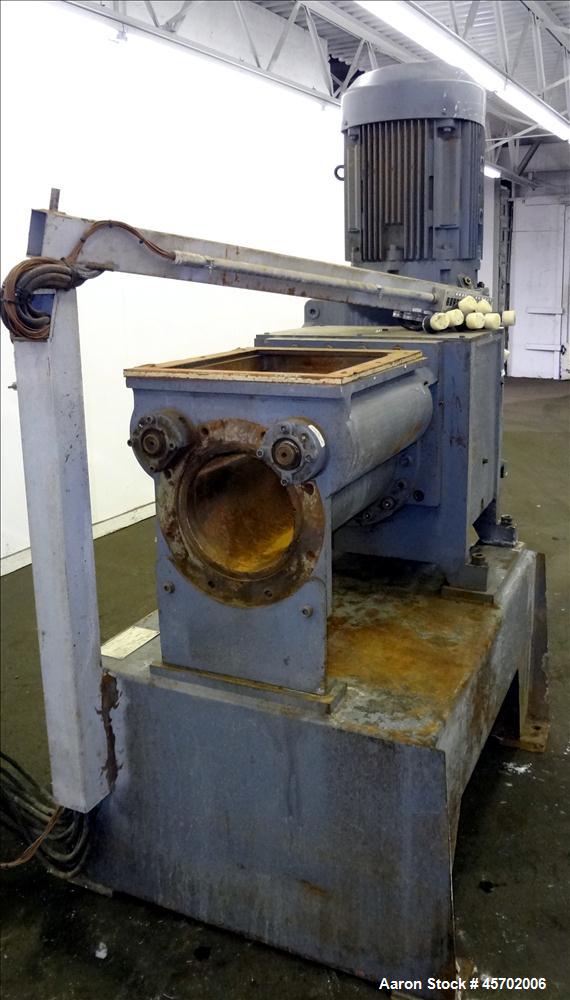 Used- The Bonnot Co. Model 10 EXT Single Screw Extruder, Carbon Steel. 10" Diameter x 72" long screw, 7 to 1 L/D ratio. 20" ...