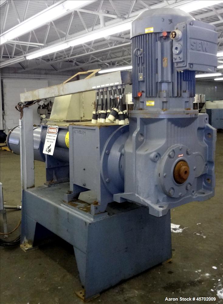 Used- Bonnot Co. Model 10 EXT (Twin) Screw Extruder