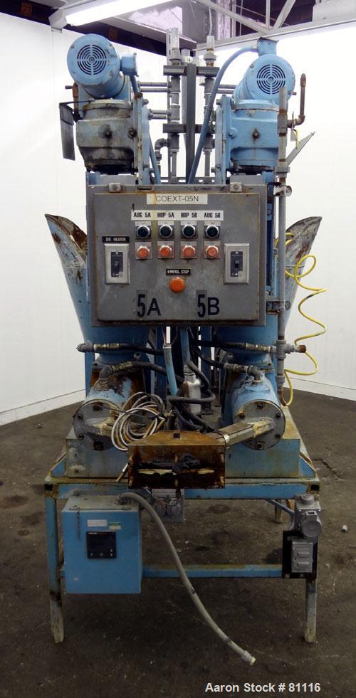 Used Bonnot Extruding System Consisting Of (2)