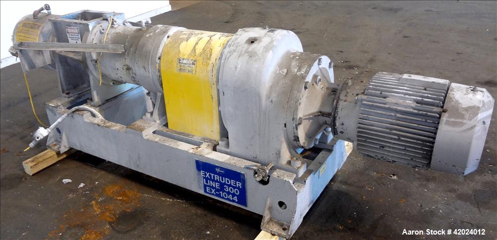 Used- Stainless Steel Bonnot Extruder, Model 8-10-1/2