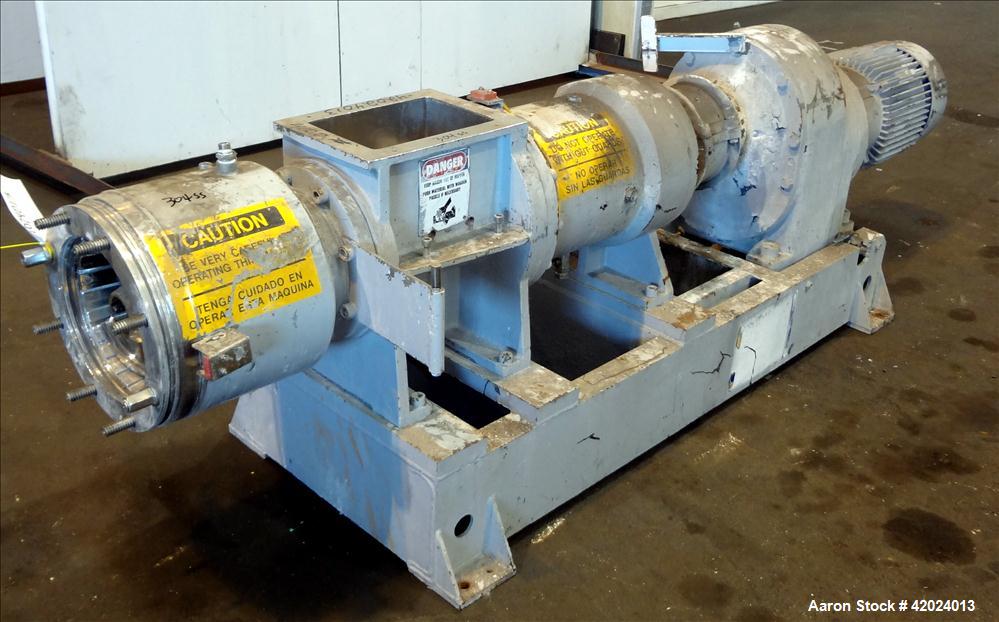 Used- Stainless Steel Bonnot Extruder, Model 8