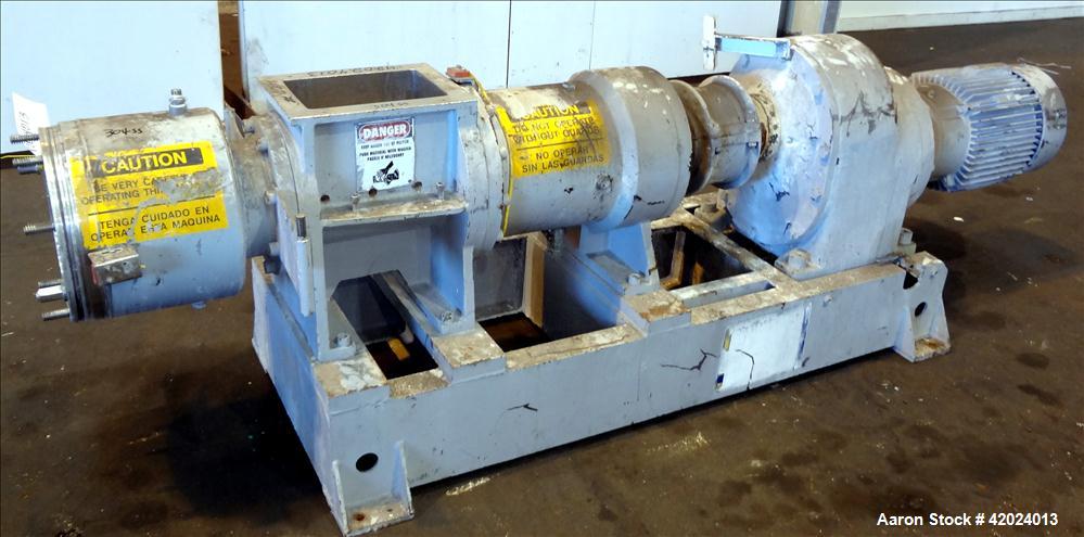 Used Stainless Steel Bonnot Extruder, Model 8