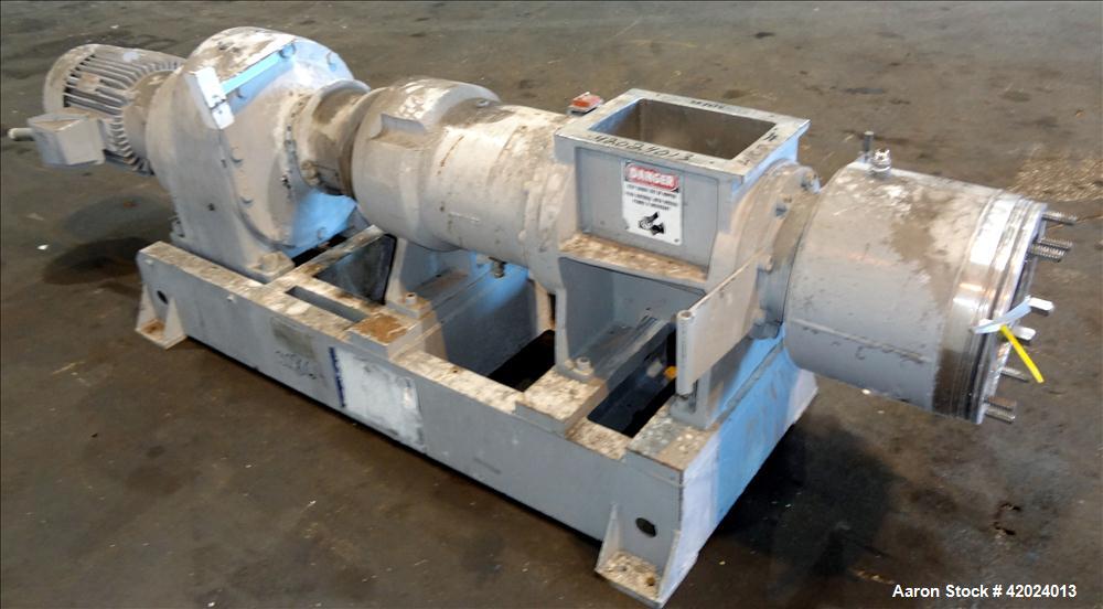 Used- Stainless Steel Bonnot Extruder, Model 8