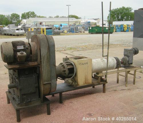 Used Bonnot Extruder, Model 8, Carbon Steel. Approximately 8