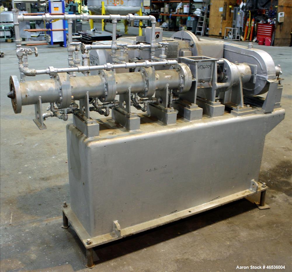 Used- Bonnot Extruder, 304 Stainless Steel