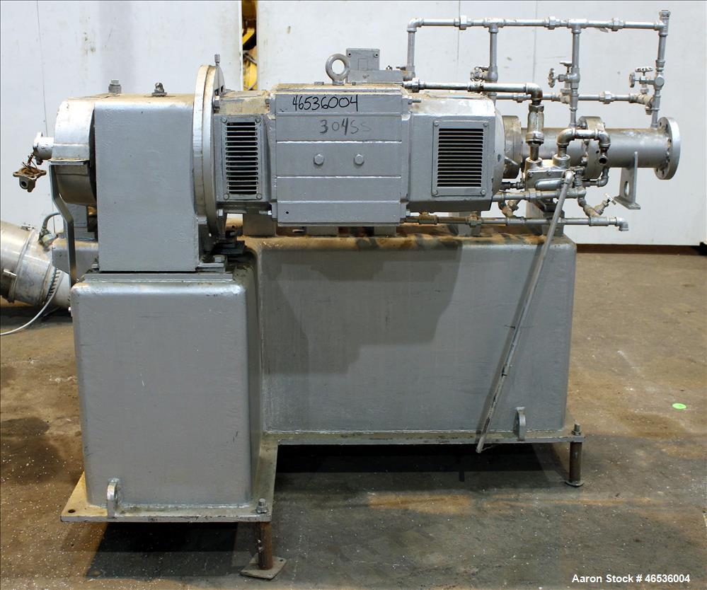 Used Bonnot Extruder, 304 Stainless Steel