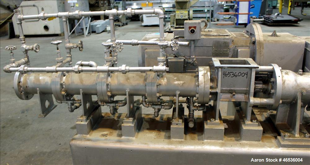 Used- Bonnot Extruder, 304 Stainless Steel