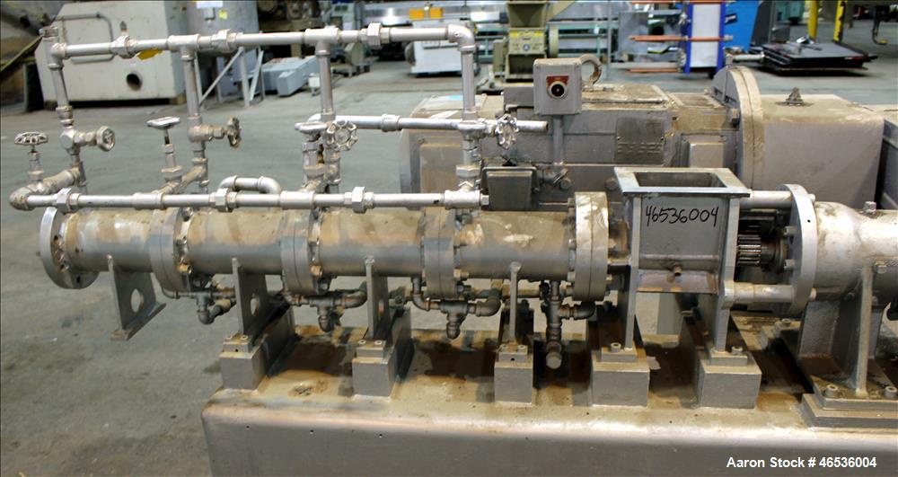 Used Bonnot Extruder, 304 Stainless Steel