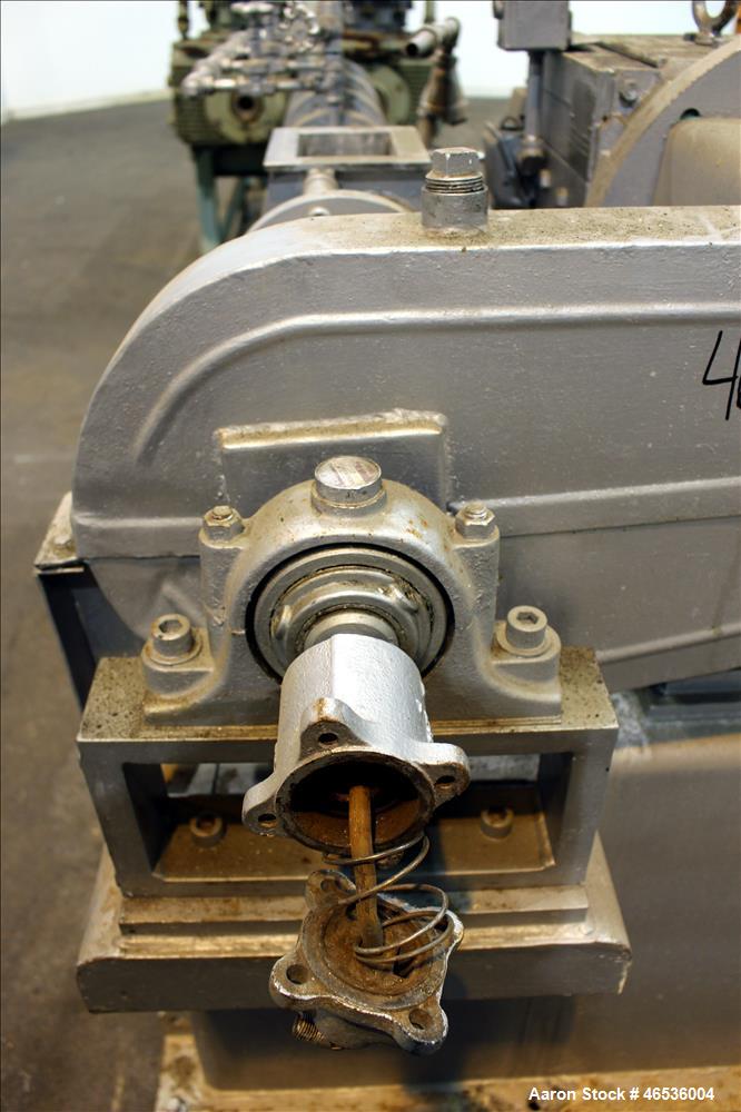Used Bonnot Extruder, 304 Stainless Steel