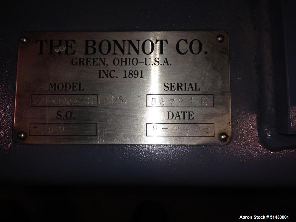 Used- 10" Diameter Carbon Steel Bonnot Extruder