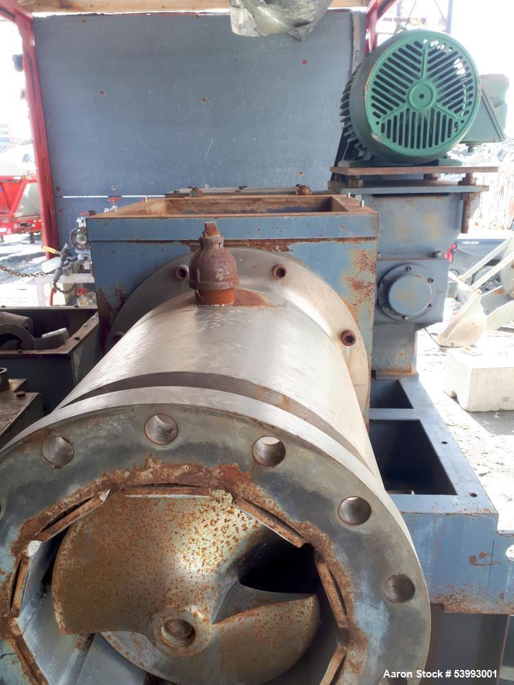 Bonnot Co. 12" Extruder – 40 HP Jacketed Grooved Barrel Industrial Screw Extruder