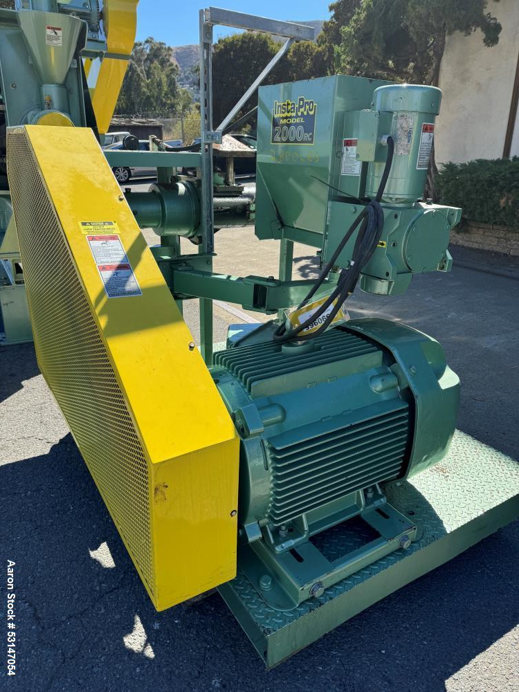 Used Insta-Pro Model 2000 RC Continuous Extruder – 125 HP Motor, High-Capacity Processing