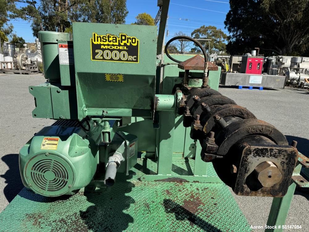 Used Insta-Pro Model 2000 RC Continuous Extruder – 125 HP Motor, High-Capacity Processing