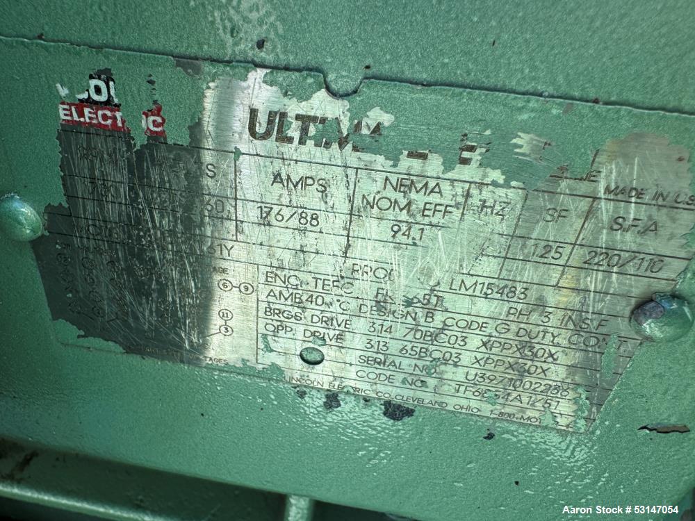 Used Insta-Pro Model 2000 RC Continuous Extruder – 125 HP Motor, High-Capacity Processing