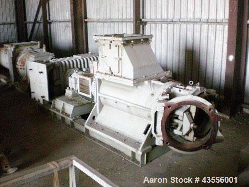 Unused JC Steele Pugmill and Extruder.Double tank vacuum unit, model 50PMS & 50EX.(2) 75 kW E motors.Used for manufacturing bricks, briquettes, pellets and shapes.Manufactured 2008.