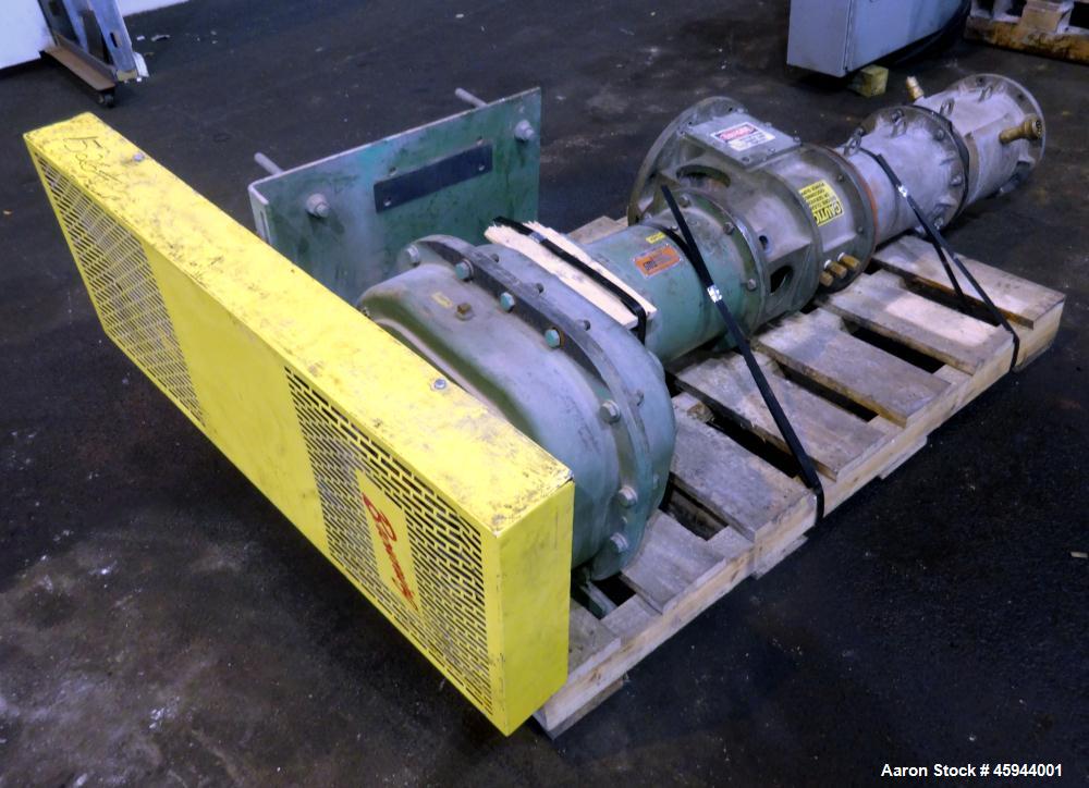 Used Starkey Machinery De-Airing System Consisting Of: (1) Starkey Machinery dual shaft paddle mixtruder, model SFM-66, 304 stainless steel. Non-jacketed trough 48" long x 24" wide x approximate 20" ...