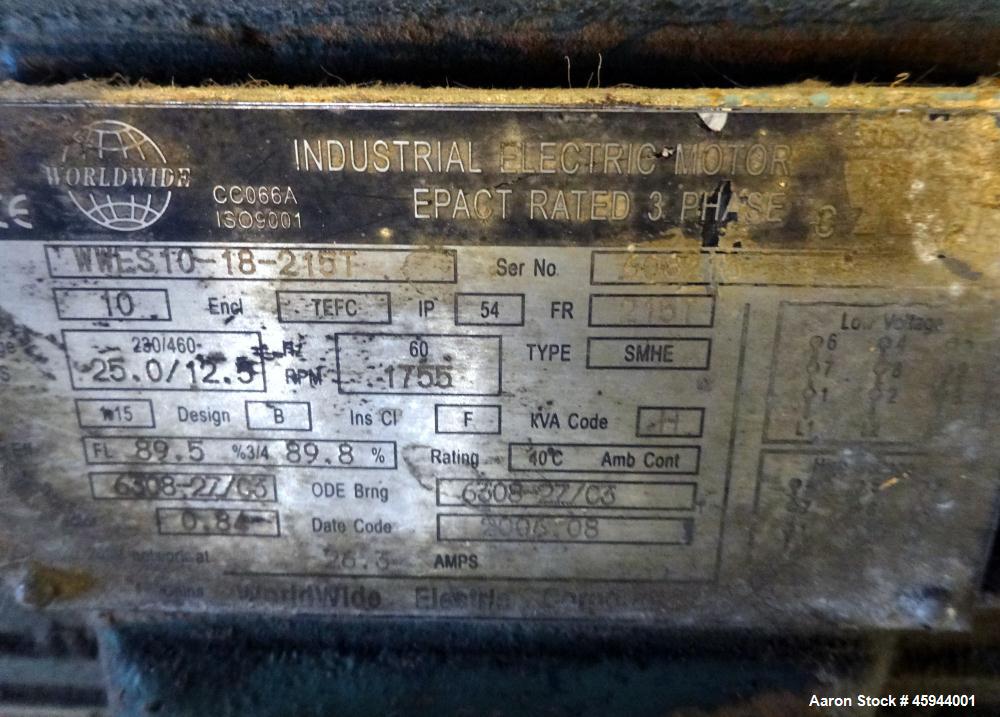 Used Starkey Machinery De-Airing System Consisting Of: (1) Starkey Machinery dual shaft paddle mixtruder, model SFM-66, 304 stainless steel. Non-jacketed trough 48" long x 24" wide x approximate 20" ...