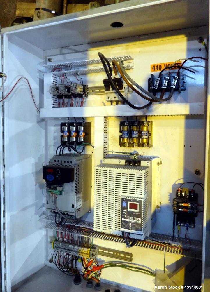 Used Starkey Machinery De-Airing System Consisting Of: (1) Starkey Machinery dual shaft paddle mixtruder, model SFM-66, 304 stainless steel. Non-jacketed trough 48" long x 24" wide x approximate 20" ...
