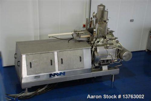 Used Stephan TC 600 Mixer/Cooker Food Extruder. Produced 1995 with 127 kW (170 hp) motor, up to 2700 liters (715 gallons) per hour capacity on 800 liter (211 gallon) drum, operating temperature 95 de...