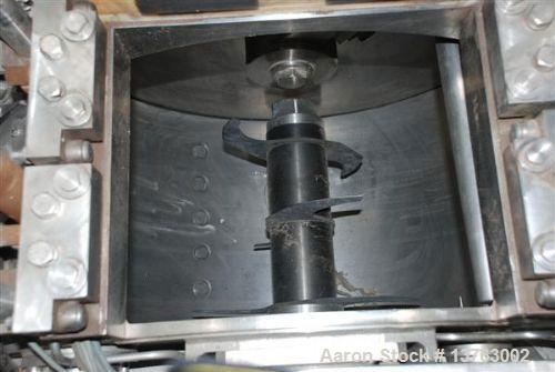 Used Stephan TC 600 Mixer/Cooker Food Extruder. Produced 1995 with 127 kW (170 hp) motor, up to 2700 liters (715 gallons) per hour capacity on 800 liter (211 gallon) drum, operating temperature 95 de...