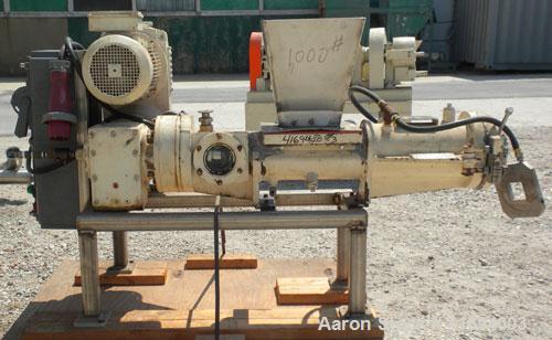 Used Stainless Steel Teledyne Readco Continuous Crosshead Extruder, Model 5