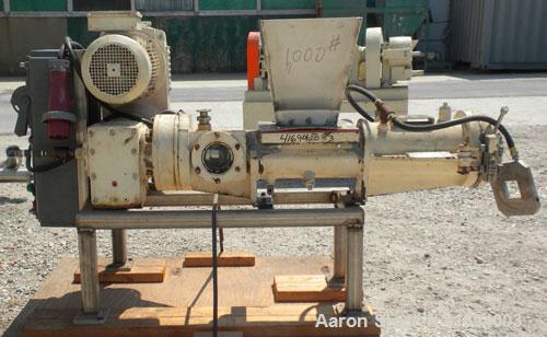 Used- Stainless Steel Teledyne Readco Continuous Crosshead Extruder, Model 5