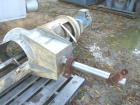 USED: Amandus Kahl continuous reciprocating feeder - paddle mixer,type M500, 316 stainless steel construction. Drive is Eurodrive,1740/118 rpm, 480 volt, 14.2 amps. Overall length is 157