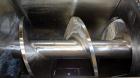 Used- Bonnot Chopper/Extruder, 316/304 Stainless Steel. Non-jacketed trough 30