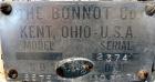Used Bonnot Chopper/Extruder, 316/304 Stainless Steel. Non-jacketed trough 30