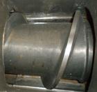 Used Extru-Tech Inline Extruder, Model E750-PDU-PT03-EX-300. Approximately 10’’ diameter 400 series stainless steel tapered screw. 316 Stainless steel jacketed feed section 10’’ x 8-3/4’’, no hopper....