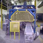 Used Miyazaki Iron Works Co Ltd extruder, model MV-310A. 500 wet kg per hour capacity. Stainless steel screws and barrels, vacuum pump and ancillary. Upper section: 15 kw DC motor. Lower section: 37 ...