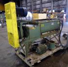Used Starkey Machinery De-Airing System Consisting Of: (1) Starkey Machinery dual shaft paddle mixtruder, model SFM-66, 304 stainless steel. Non-jacketed trough 48