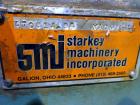 Used Starkey Machinery De-Airing System Consisting Of: (1) Starkey Machinery dual shaft paddle mixtruder, model SFM-66, 304 stainless steel. Non-jacketed trough 48