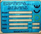 Used Stainless Steel Sandore Combi Mixer/Extruder, Model MX200 Combi