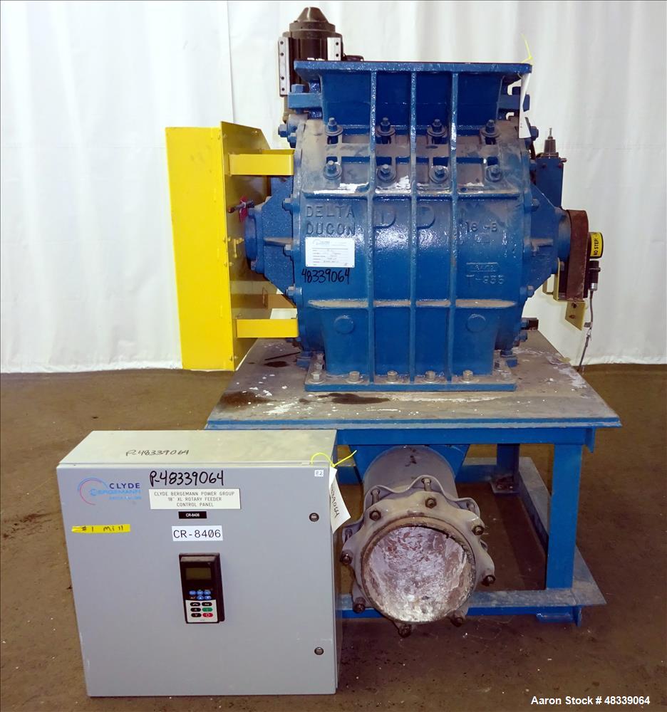 Used Clyde Bergemann Rotary Airlock Feeder, Mode