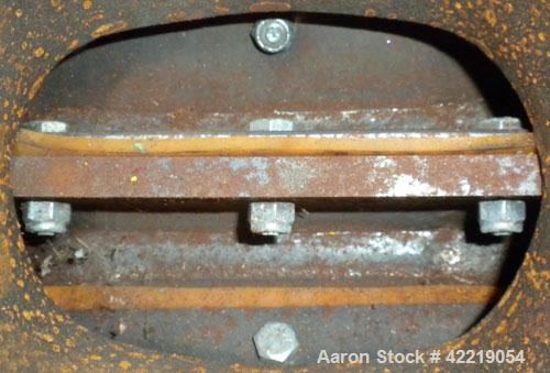Used WM. W. Meyer & Sons Inc. Rotary Airlock, Model 6X6 SD, Carbon Steel. Driven by a 1/2 HP, 3/60/208-230/460 Volt, 1730 RPM Motor thru reducer.