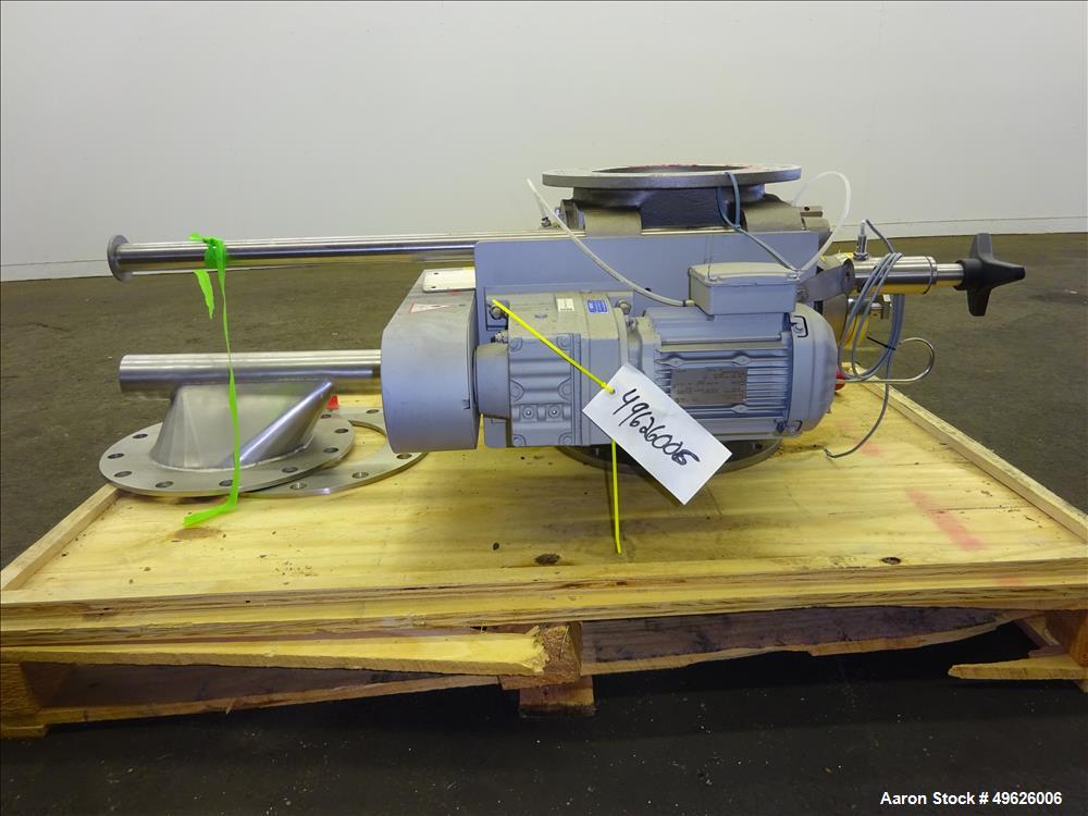 Used DMN Westinghouse Rotary Air Lock With Slide Bars, Model AL-250-2MZC