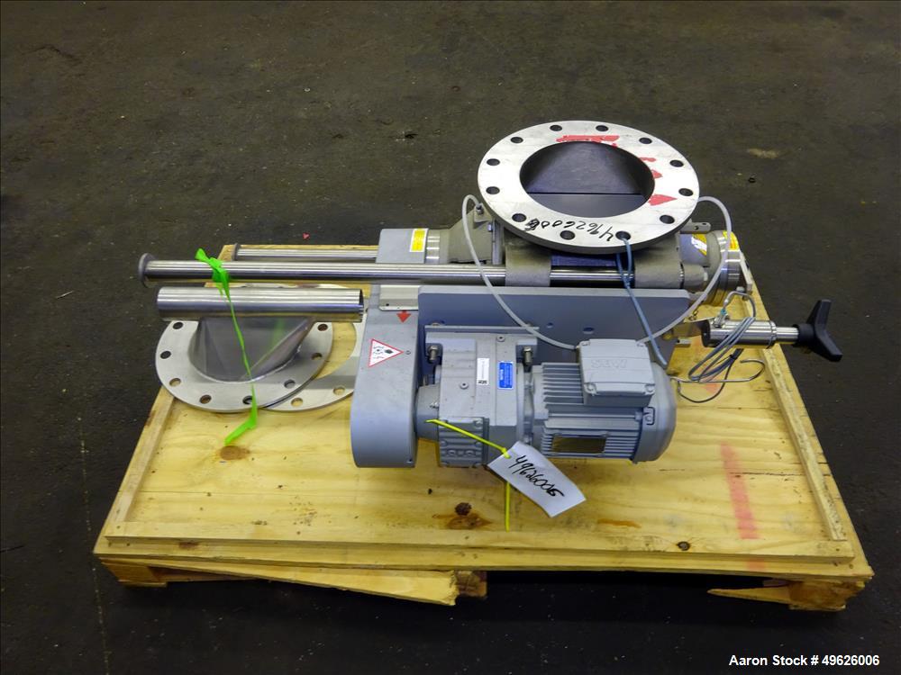 Used- DMN Westinghouse Rotary Air Lock With Slide Bars, Model AL-250-2MZC