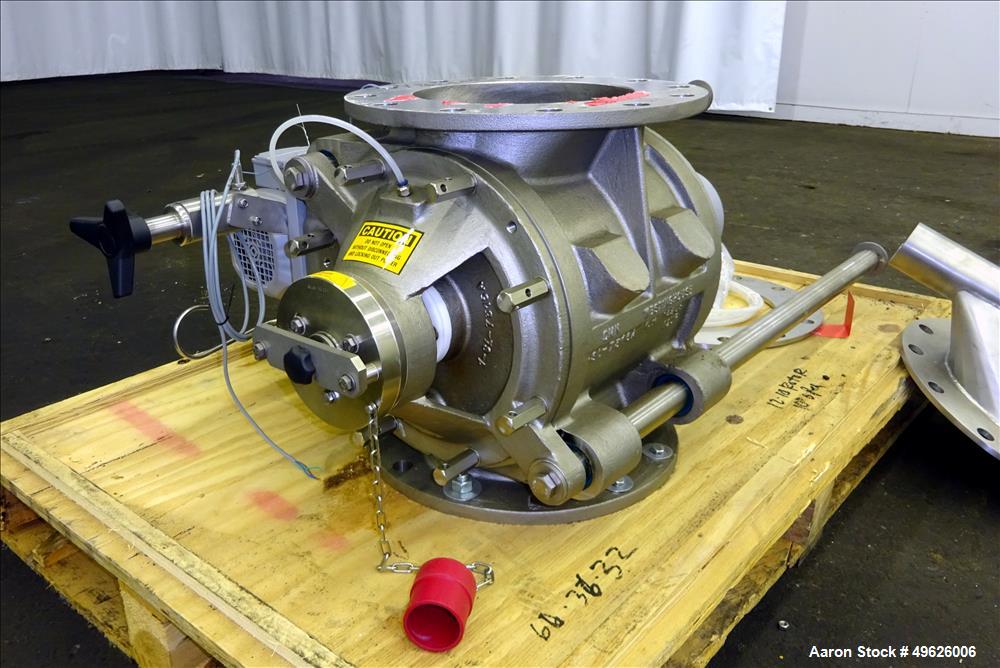 Used DMN Westinghouse Rotary Air Lock With Slide Bars, Model AL-250-2MZC