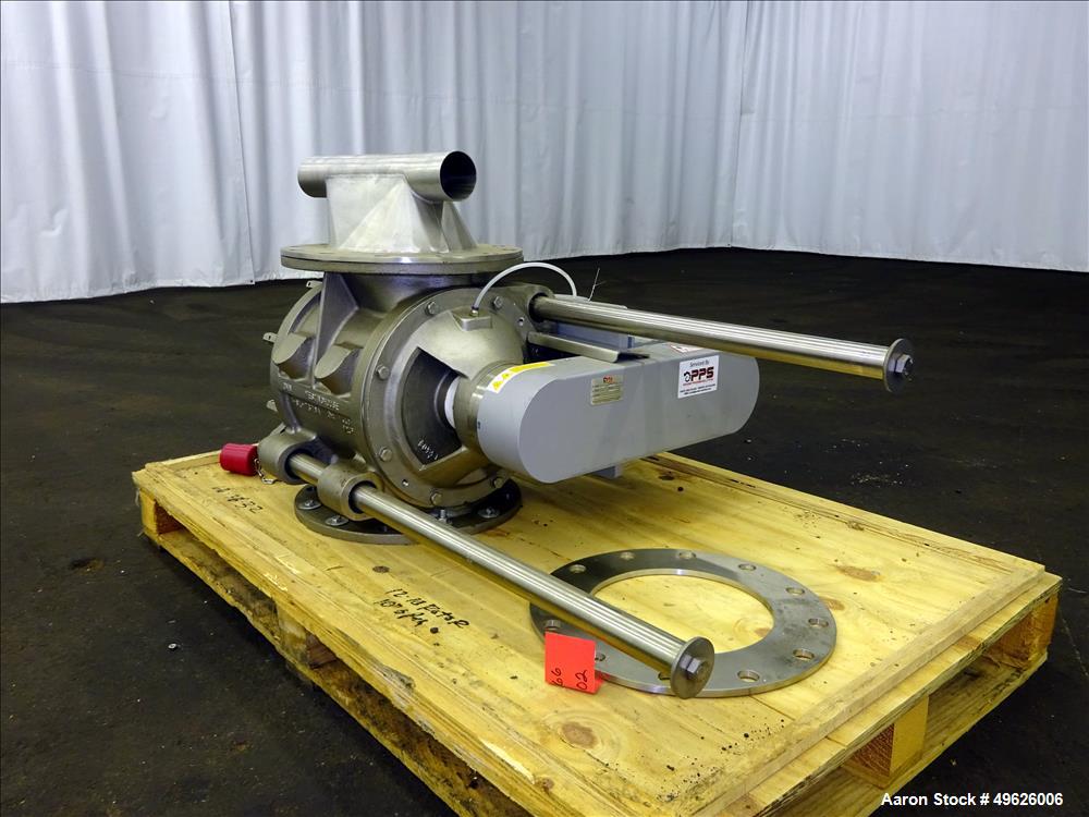 Used DMN Westinghouse Rotary Air Lock With Slide Bars, Model AL-250-2MZC