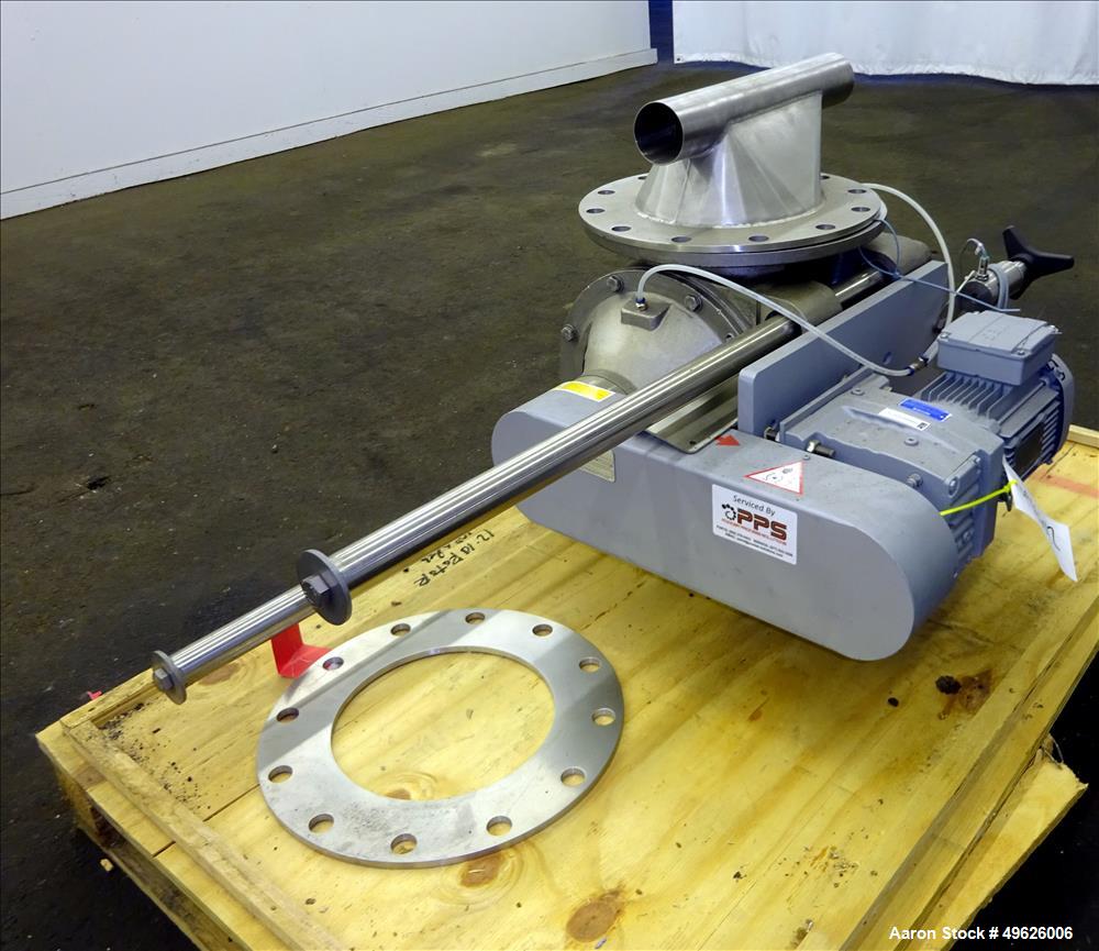 Used DMN Westinghouse Rotary Air Lock With Slide Bars, Model AL-250-2MZC