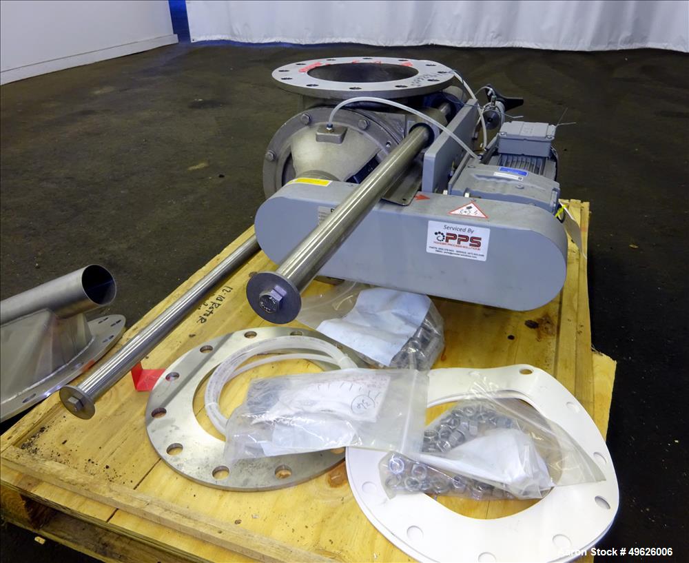 Used DMN Westinghouse Rotary Air Lock With Slide Bars, Model AL-250-2MZC