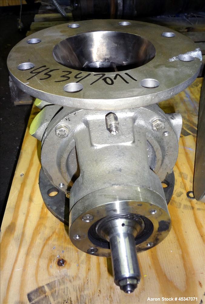 Used DMN Westinghouse Rotary Valve, Model AL150-2D, 316 Stainless Steel.