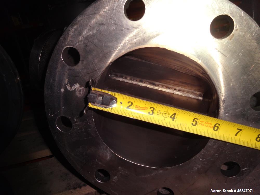 Used DMN Westinghouse Rotary Valve, Model AL150-2D, 316 Stainless Steel.