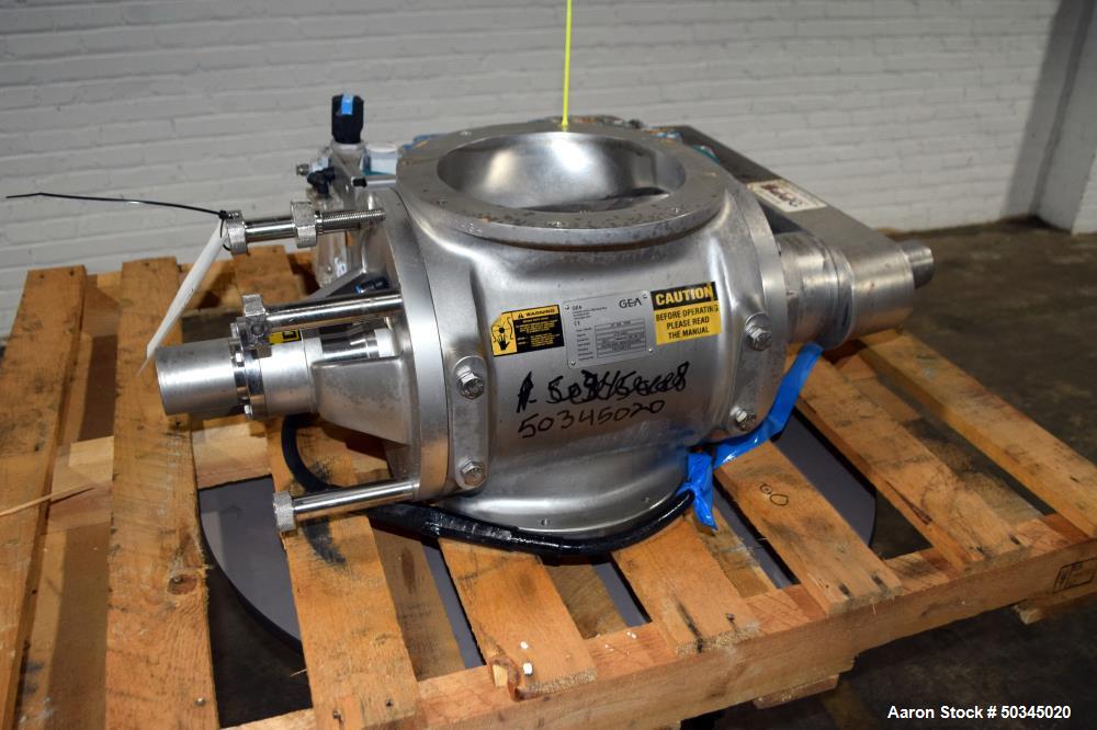 Used GEA Rotary Valve, Model: DT 500 DEM