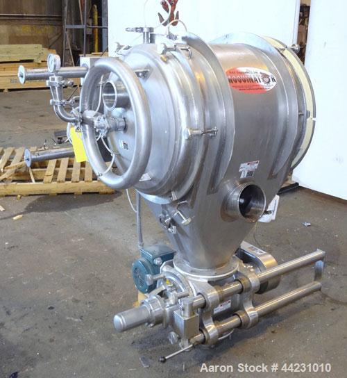 Used Stainless Steel HAF Equipment Moovinator Side Load Powder Receiver, Model