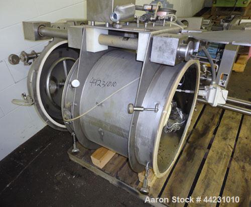 Used Stainless Steel HAF Equipment Moovinator Side Load Powder Receiver, Model