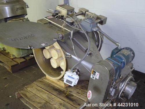 Used Stainless Steel HAF Equipment Moovinator Side Load Powder Receiver, Model