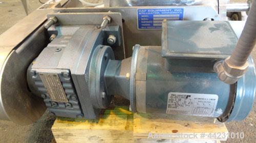 Used- Stainless Steel HAF Equipment Moovinator Side Load Powder Receiver, Model