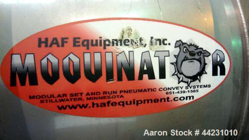 Used Stainless Steel HAF Equipment Moovinator Side Load Powder Receiver, Model